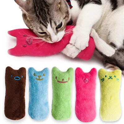 Interactive Catnip Toy: Funny Plush Chew Toy for Cats