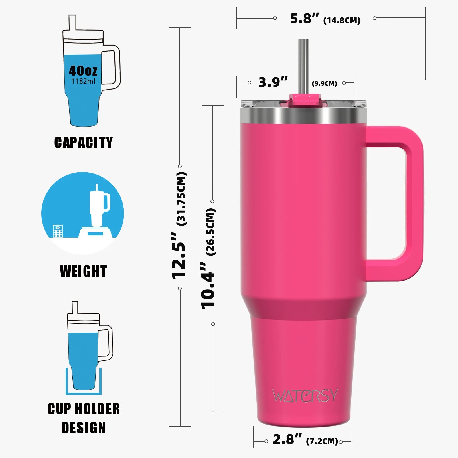 Termo de agua 40oz/1200ml